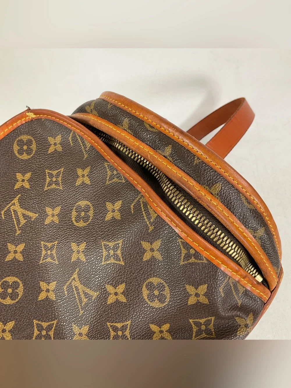 Louis Vuitton Monogram Sac Chien 40 Pet Carrier Dog Bag With Shoulder Strap